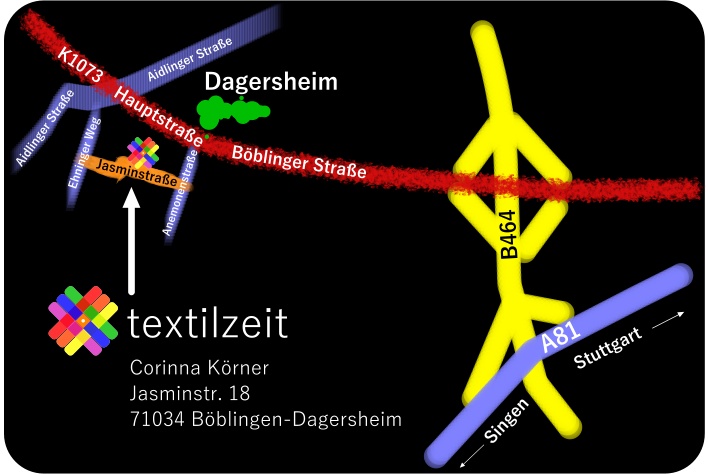 textilzeit Anfahrt